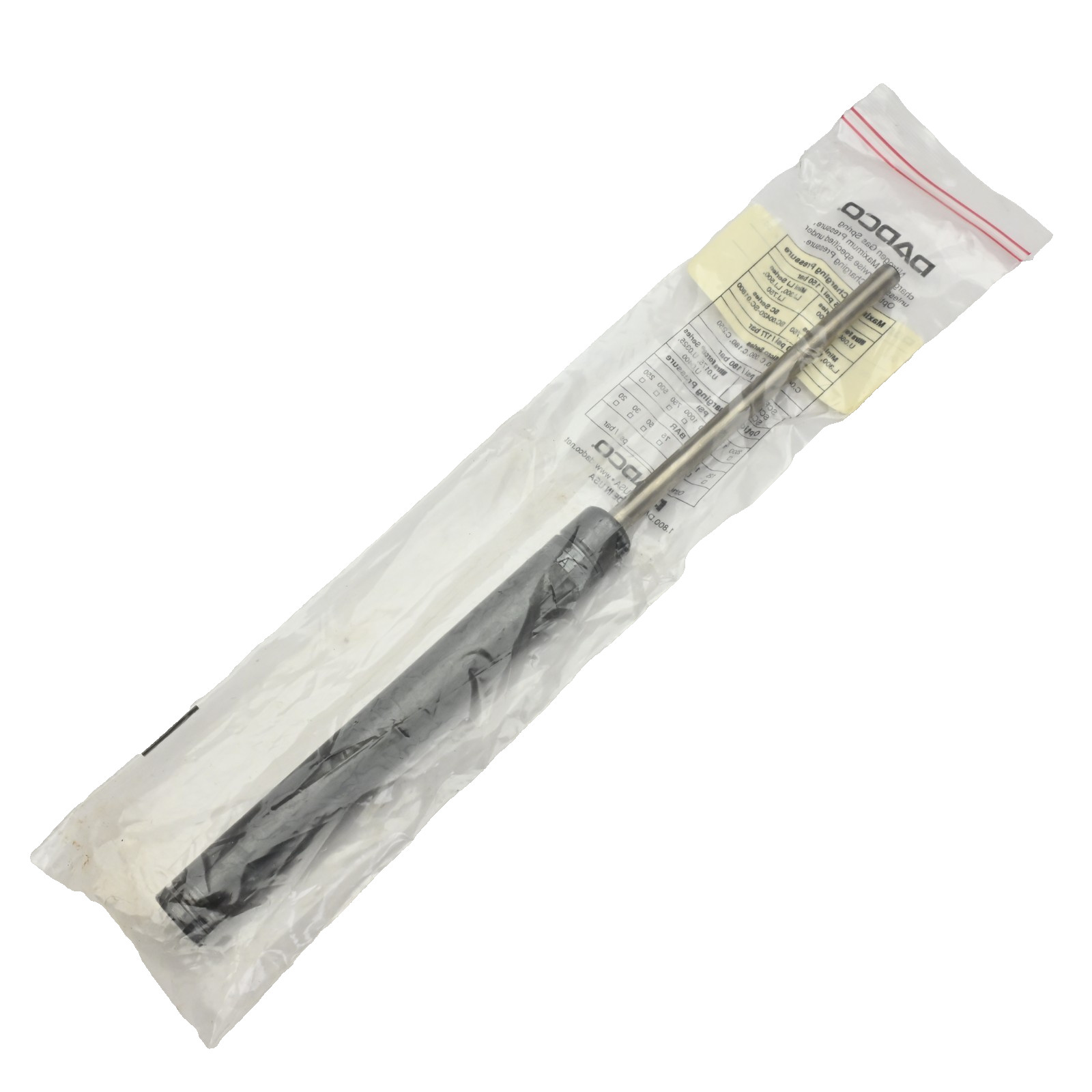 Dadco C.090.125.BK Nitrogen Gas Spring, 125mm Stroke, 100bar