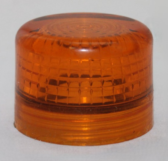Amber Textured Pilot Light Lens