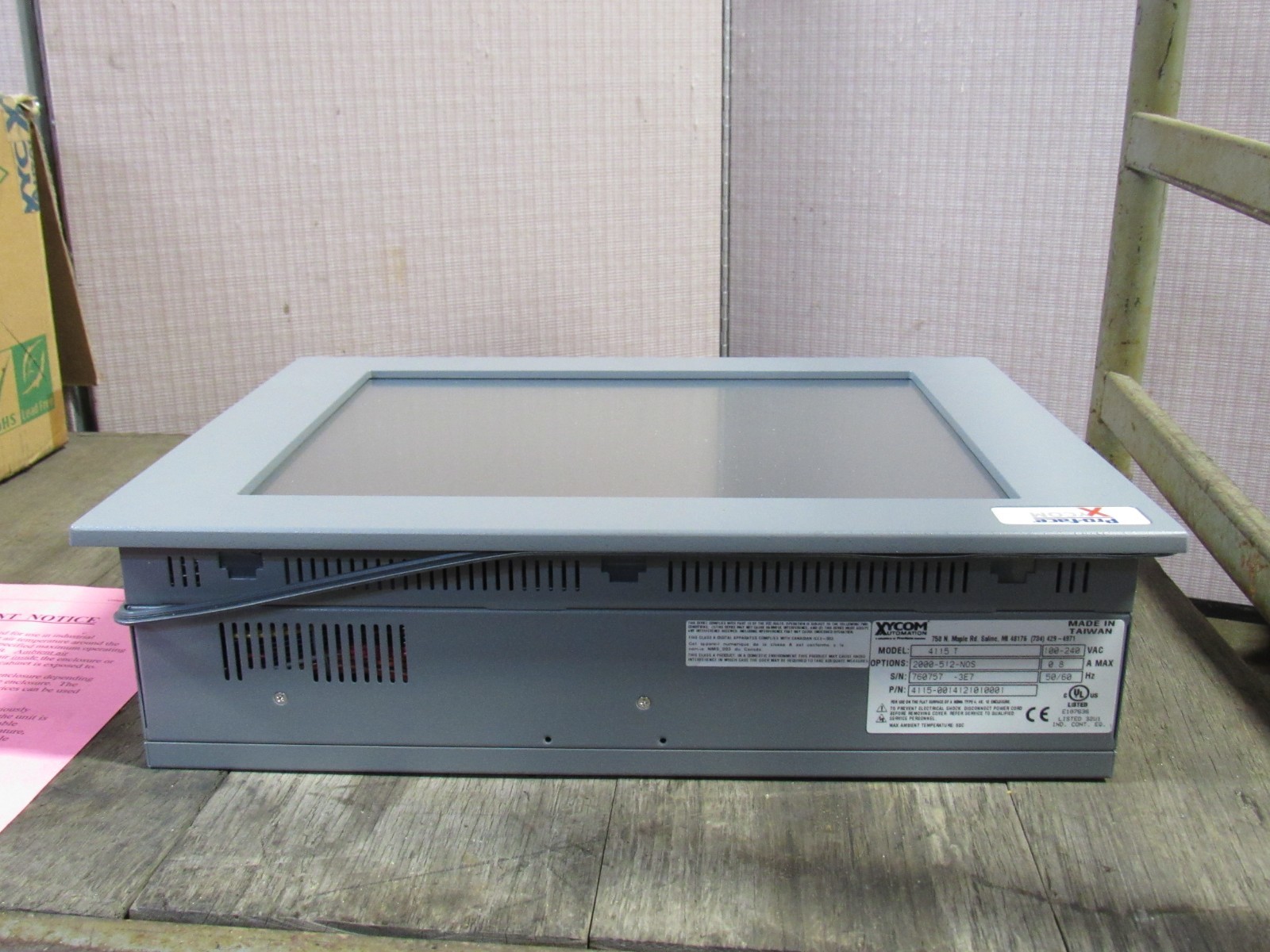 Xycom Proface Operator Interface Display Panel 4115T 4115-0014121010001 100-240V