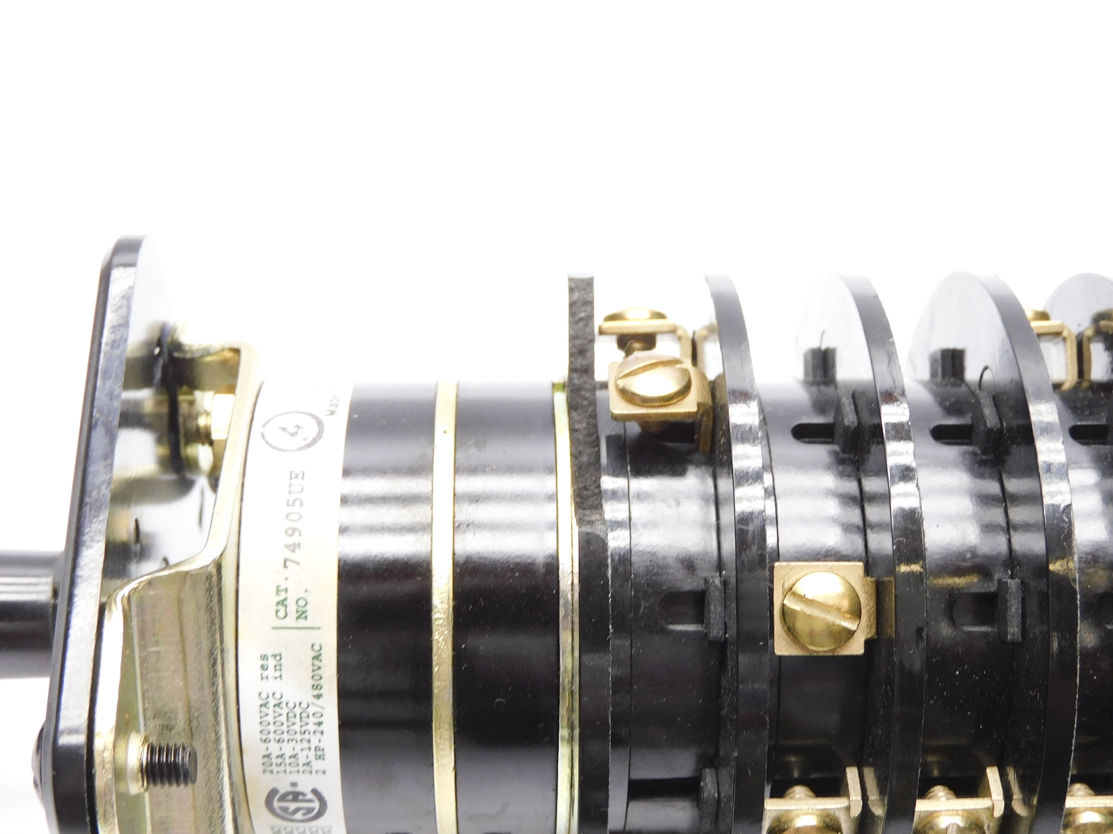 ELECTROSWITCH 74905UE 600VAC 20A (AS PICTURED) NSNP