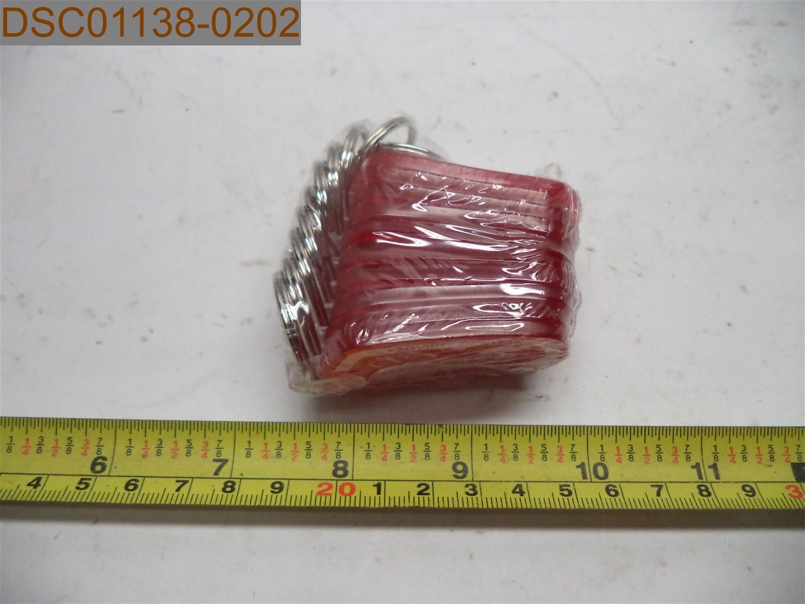 QTY = 10: Office Pride Commercial Cleaning Services Keychains, OPR-6000-RED