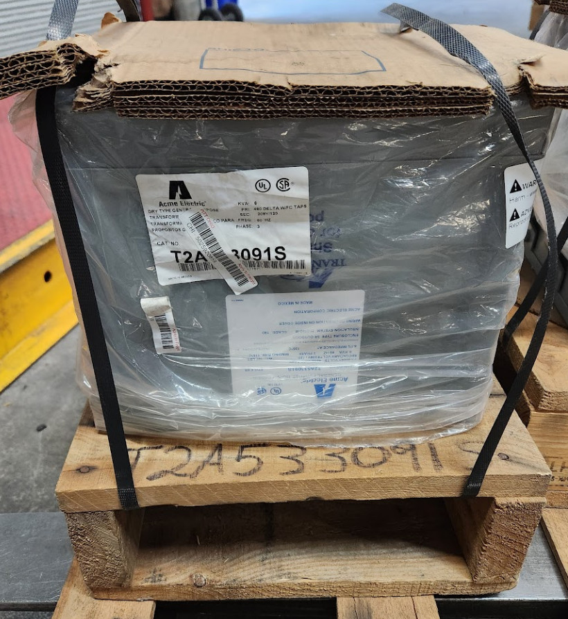 Acme Electric T2A533091S Three Phase Wall Mount Power Transformer 6kVA 480V 3PH