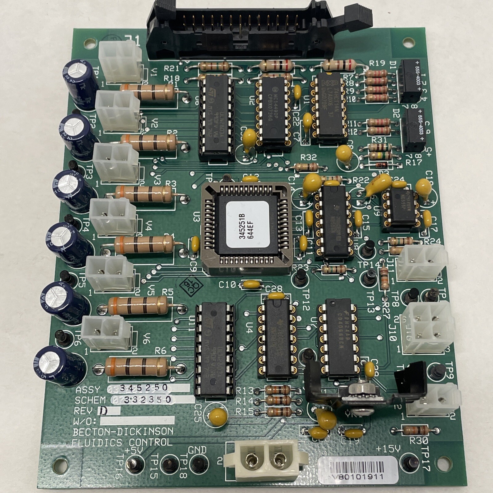 Becton Dickinson BD Fluidics Control Module 345250 332350 Rev D