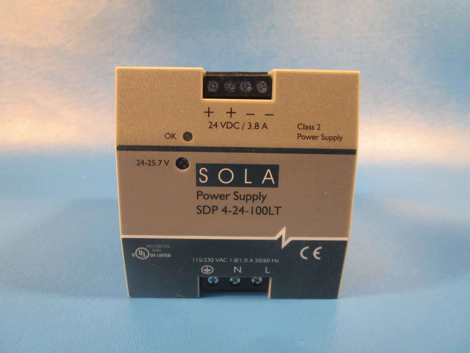 SOLA SDP 4-24-100LT, EMERSON, Power Supply, AC-DC, 26V, 3.8A, 85-264VAC,Enclosed