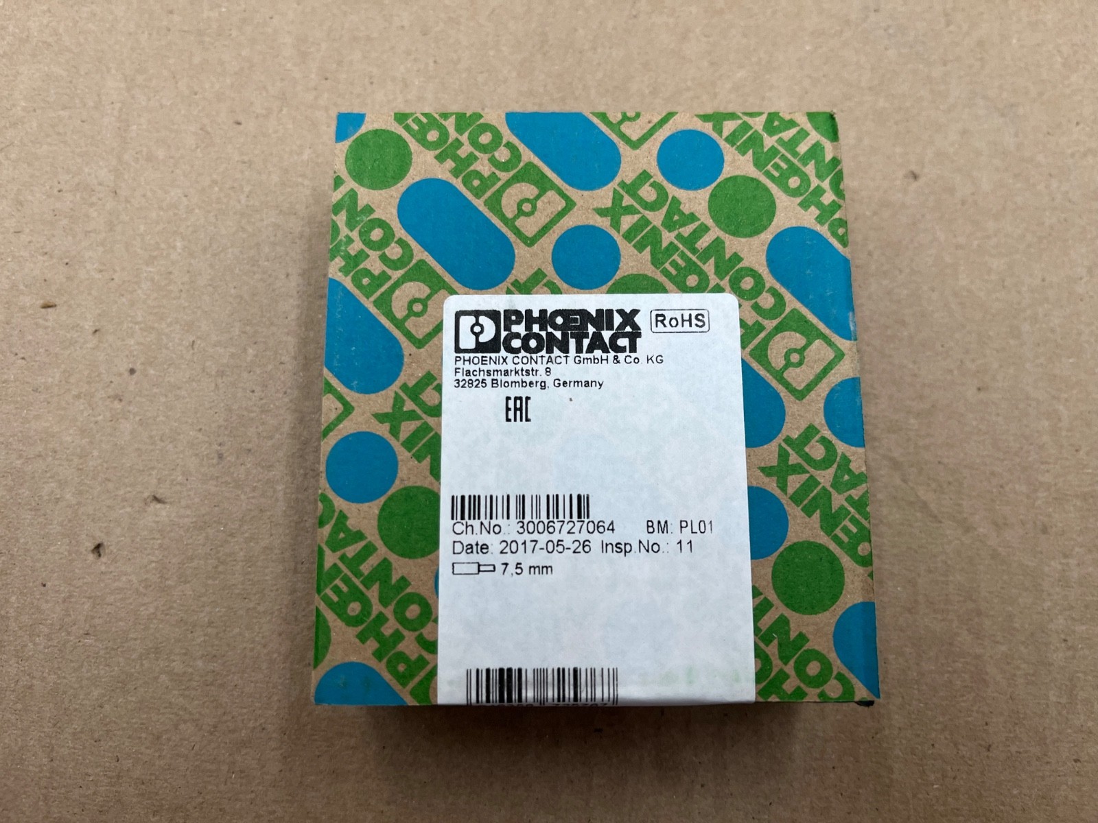 Lot of 5 Boxes of 50 Phoenix Contact 1704498 ZFKDSA 1‑W‑3 81‑2