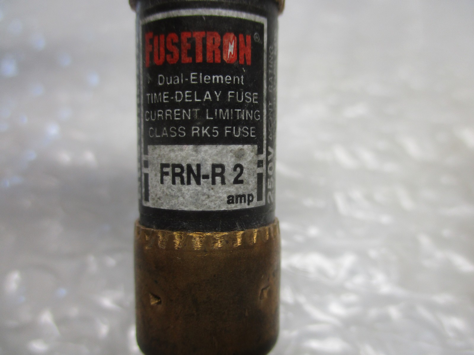 FUSETRON FRN-R-2 FUSE BLACK LOT OF 5 NSNP