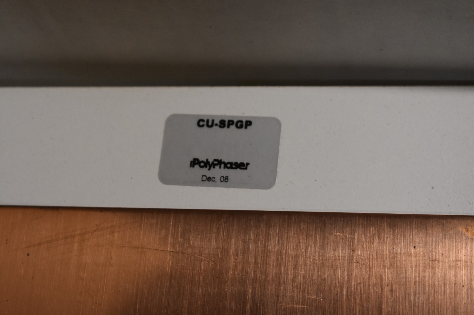 Polyphaser CU-SPGP Copper Grounding Plate Kit New