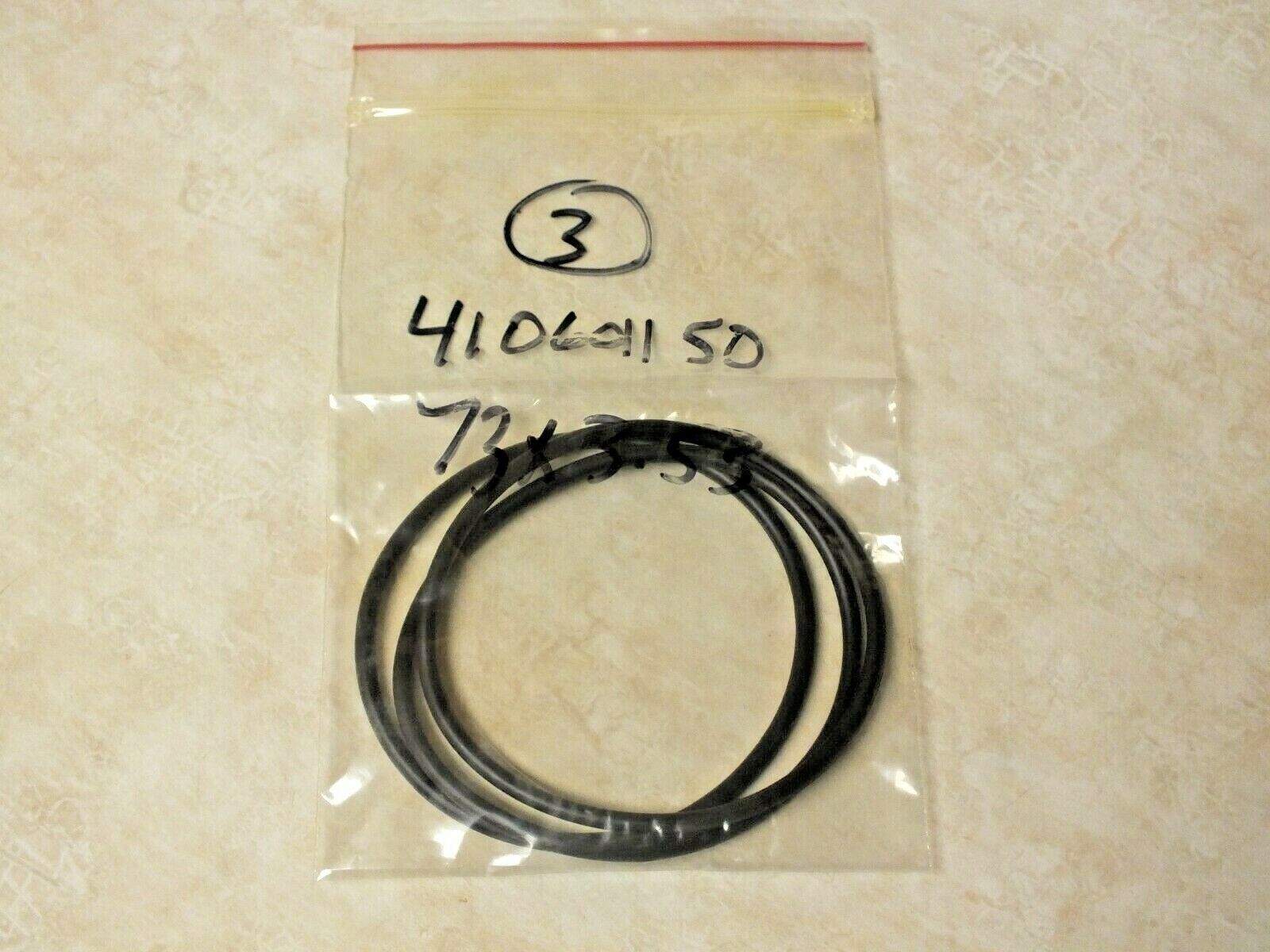 Set of 3 New Voith Paper 73×3.53 O-Ring 092/129533/410601150