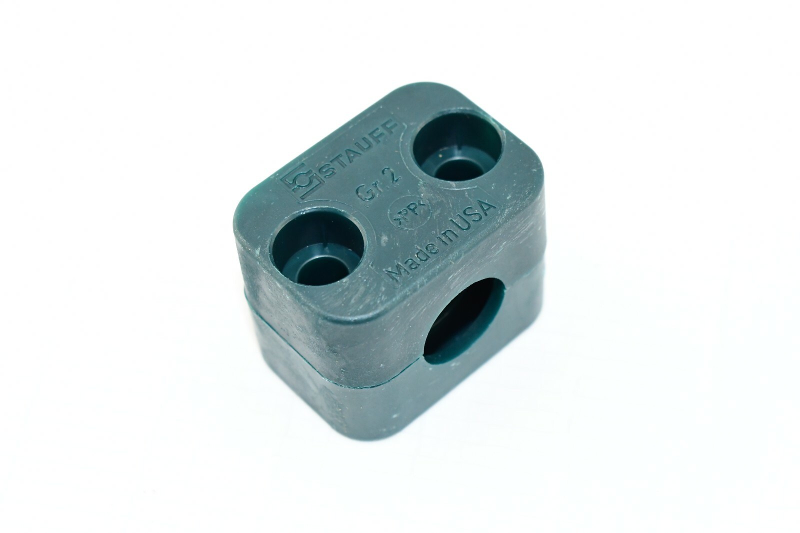 (1) – 212.7-PP : Stauff Plastic Clamp Set – 1130005237 – Gr. 2 Green