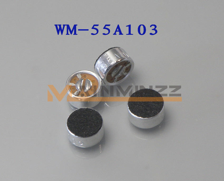 10pcs Panasonic WM-55A103 Electret Condenser MIC Capsule Microphone Cartridge
