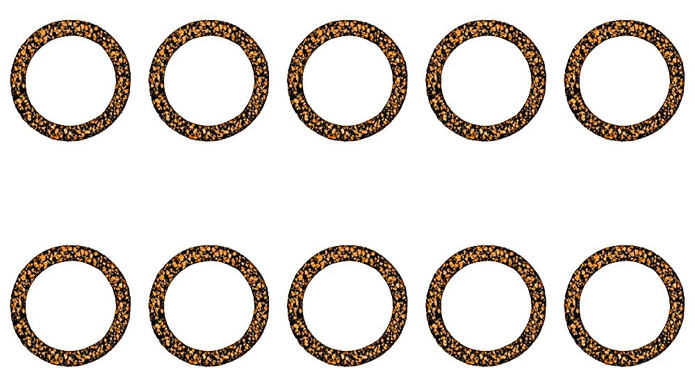 10 Gas Fuel Sediment Bowl Gaskets NAA9160A Cork Material Fits Ford 2N 8N 9N NAA
