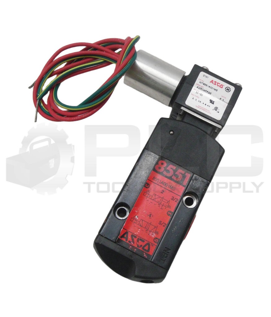 ASCO WT8551A001MS SOLENOID VALVE 30-150PSI