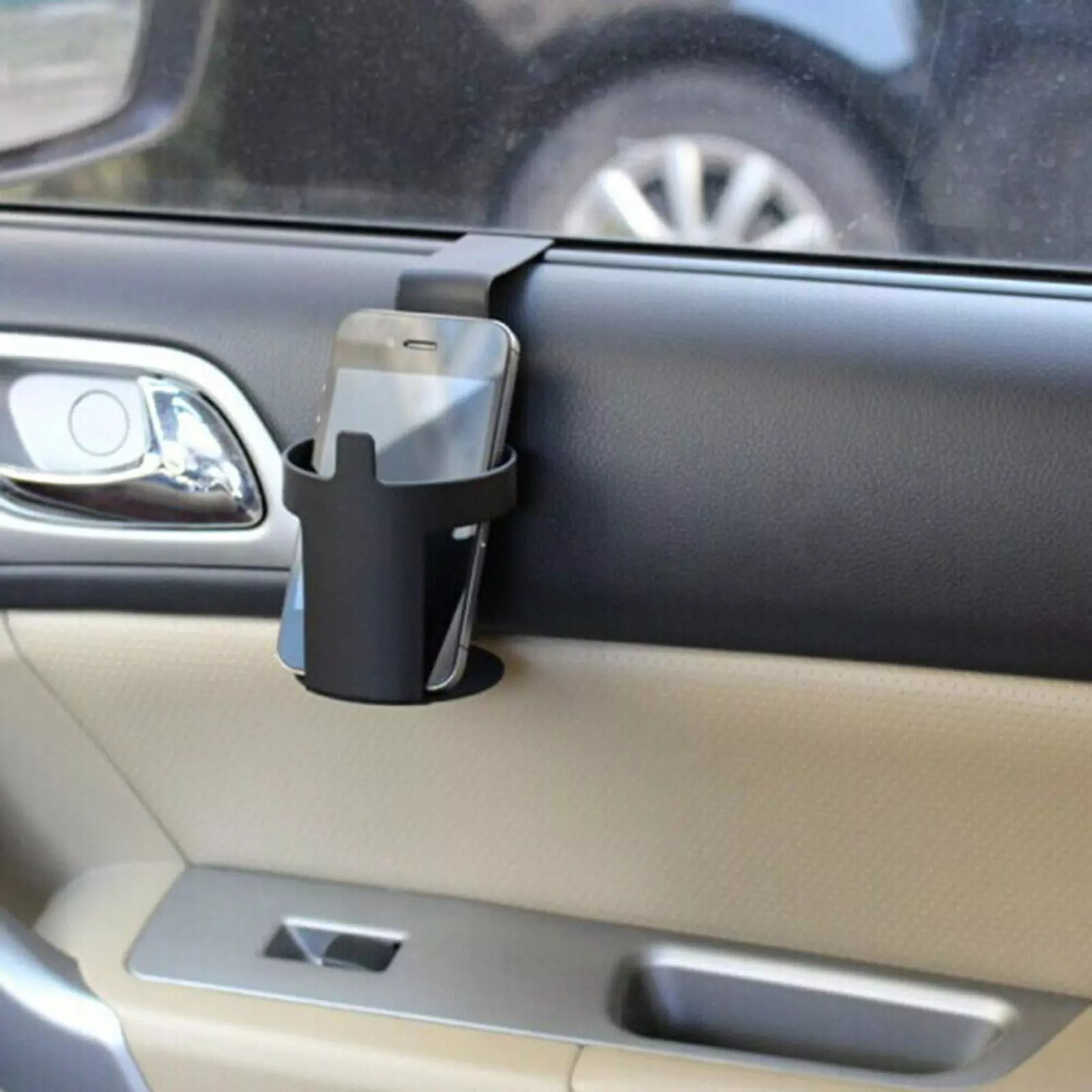 2Pcs Universal Vehicle Car Truck Cup Holder Case Drink Bottle Door Mount Stand