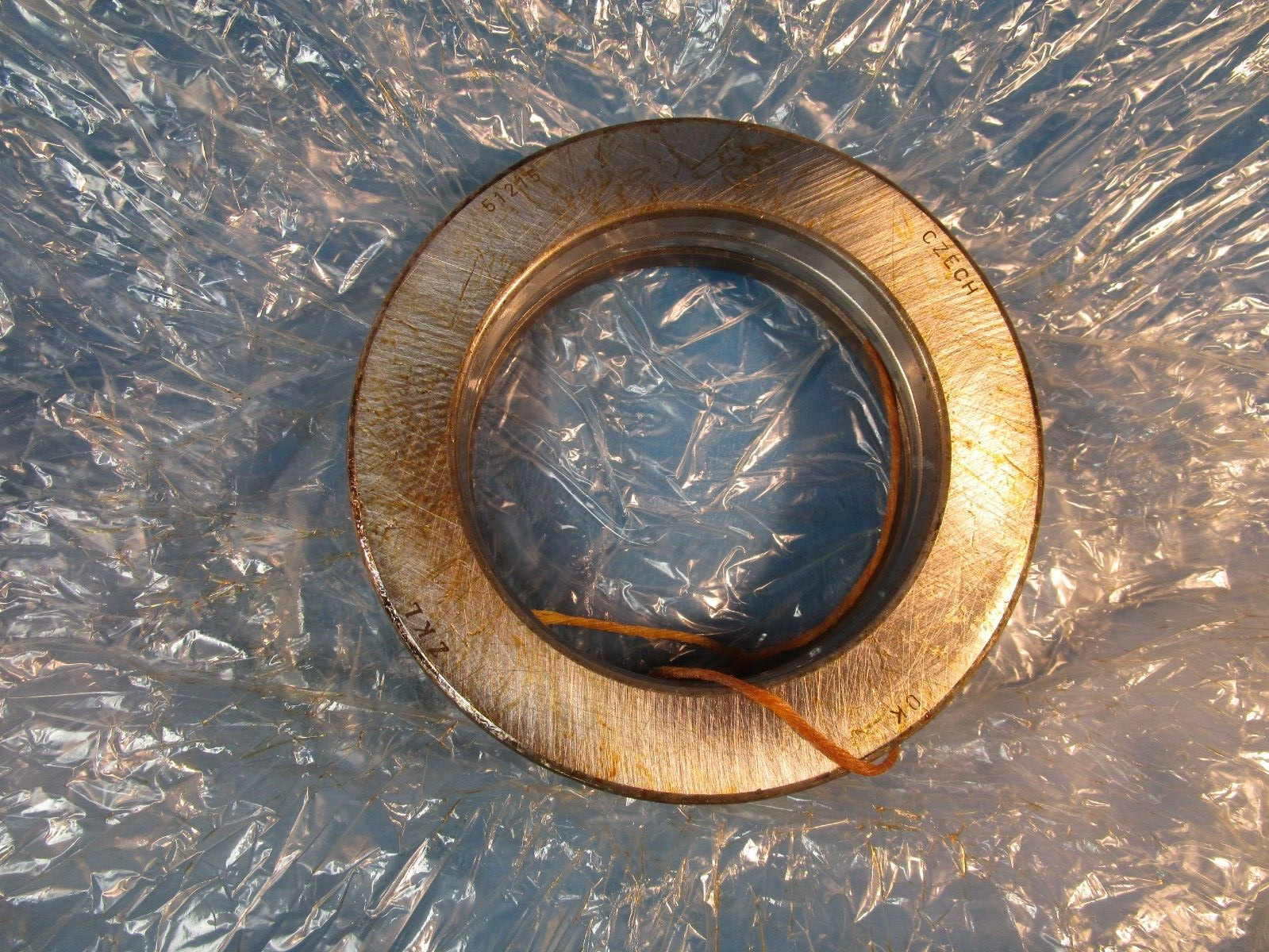 ZKL 51215, PRODUCT OF CZECH Axial Deep Groove Ball Bearing, 75mm Bore x 110mm OD