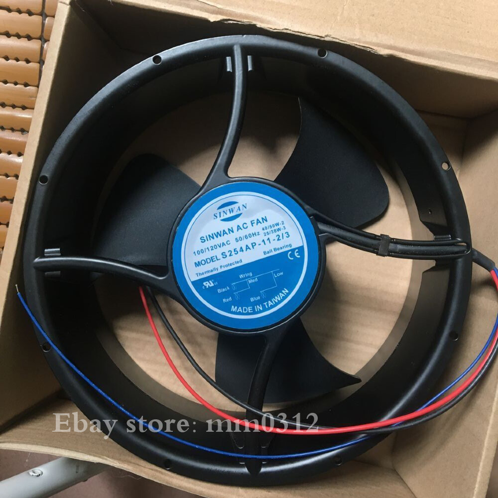 Sinwan AC fan S254AP-11-2/3 ball 100/120VAC 25489 3-wire cooling fan 1PCS