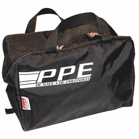 R&B Fabrications Rb-191Bk-Ppe Storage Bag, Nylon, 18 In L, 12 In W, Black