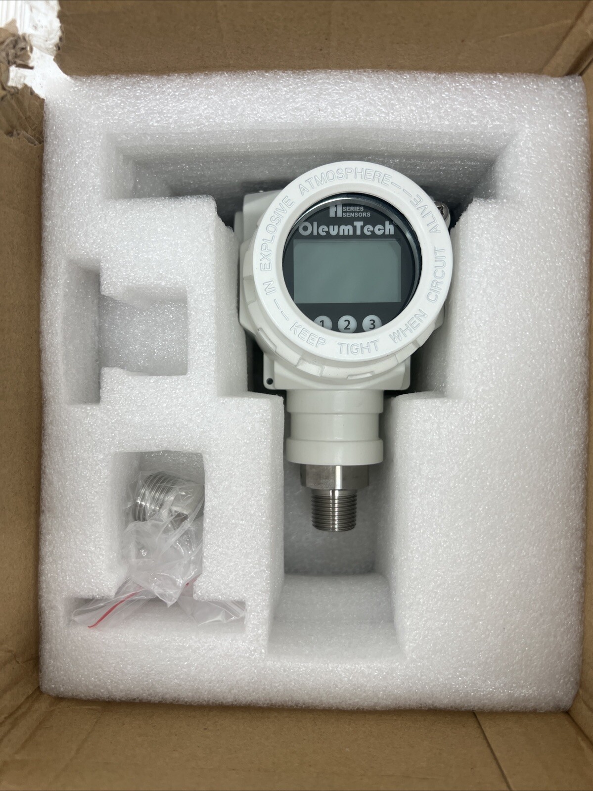 OleumTech HGPT0005-SSS-HC-6R01-E1 Smart Gauge Pressure Transmitter 5PSI Pressure