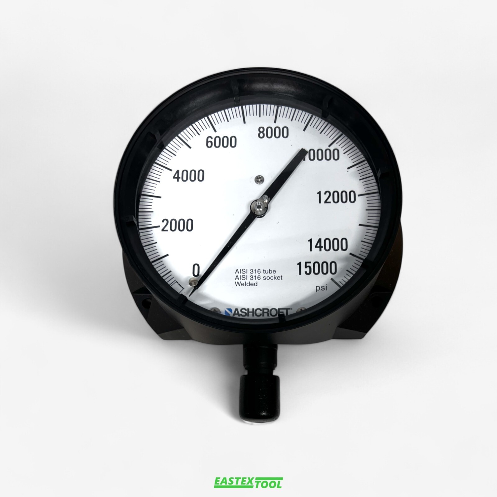 ASHCROFT 60-1379-SS-09L-15000# DURA GAUGE 9/16-18 UNF-2B CONNECTION 15000 PSI