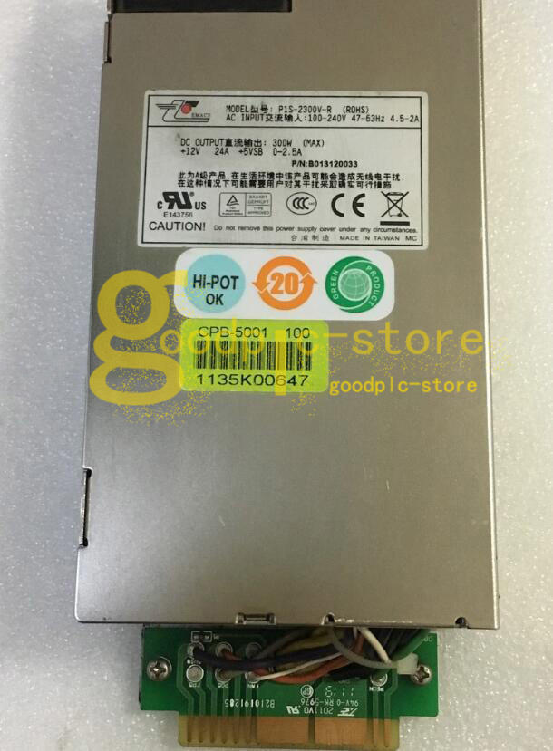 1PC EMACS P1S-2300V-R 300W server power supply USED