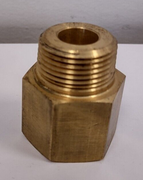 Brass Straight Adapter 3/4″ NPT Female x 3/4″ BSPT Male