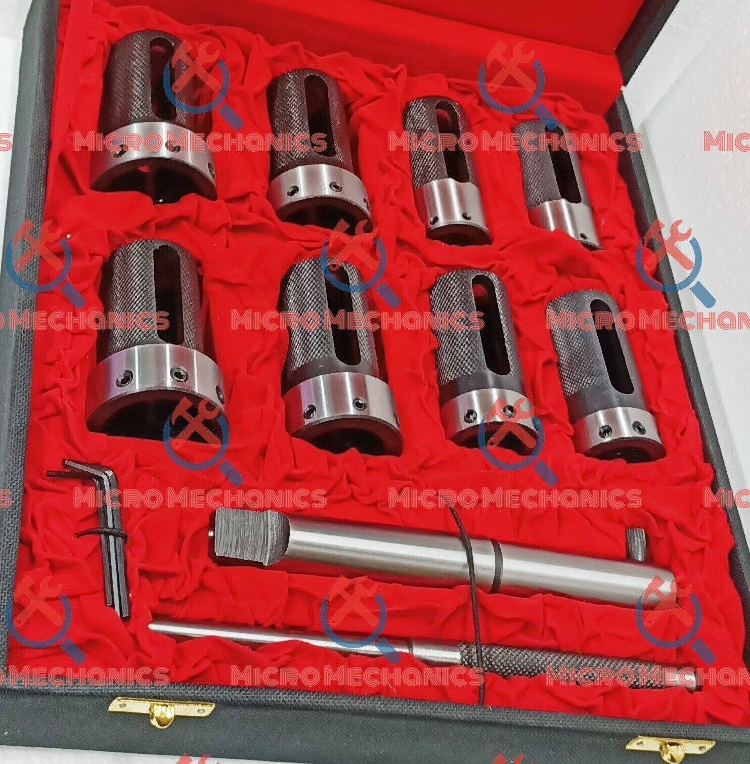 MT1 Lathe Tailstock Die Holder Set Floating Type 1MT Shank Lathe Threading Kit