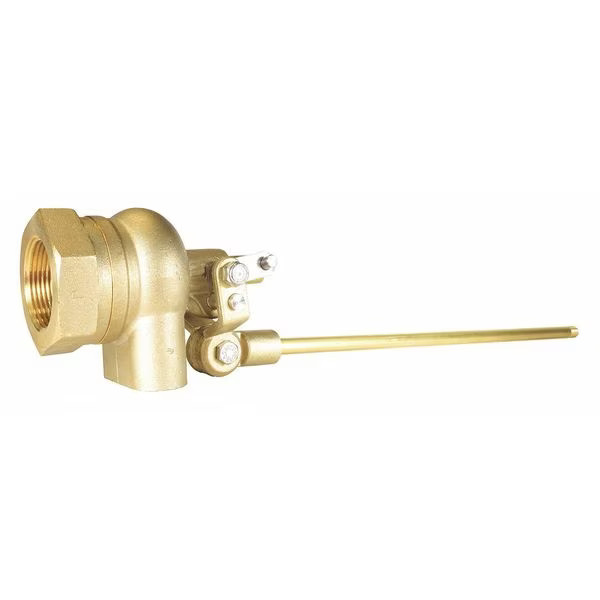 Zoro Select R605T-2-7 Float Valve, Brass, 2″, Pipe Mount, Angle