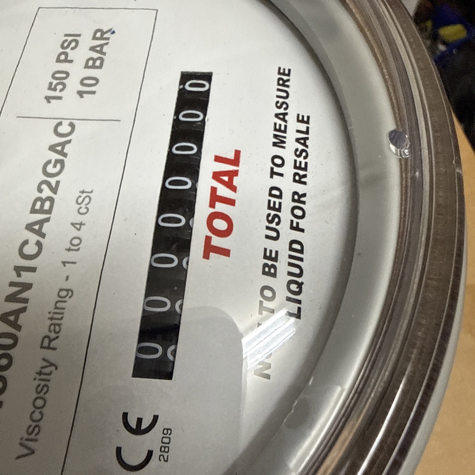 FILL-RITE TN860AN1CAB2GAC Flowmeter 150 PSI 1-1/2 in Mechanical Flow Meter New