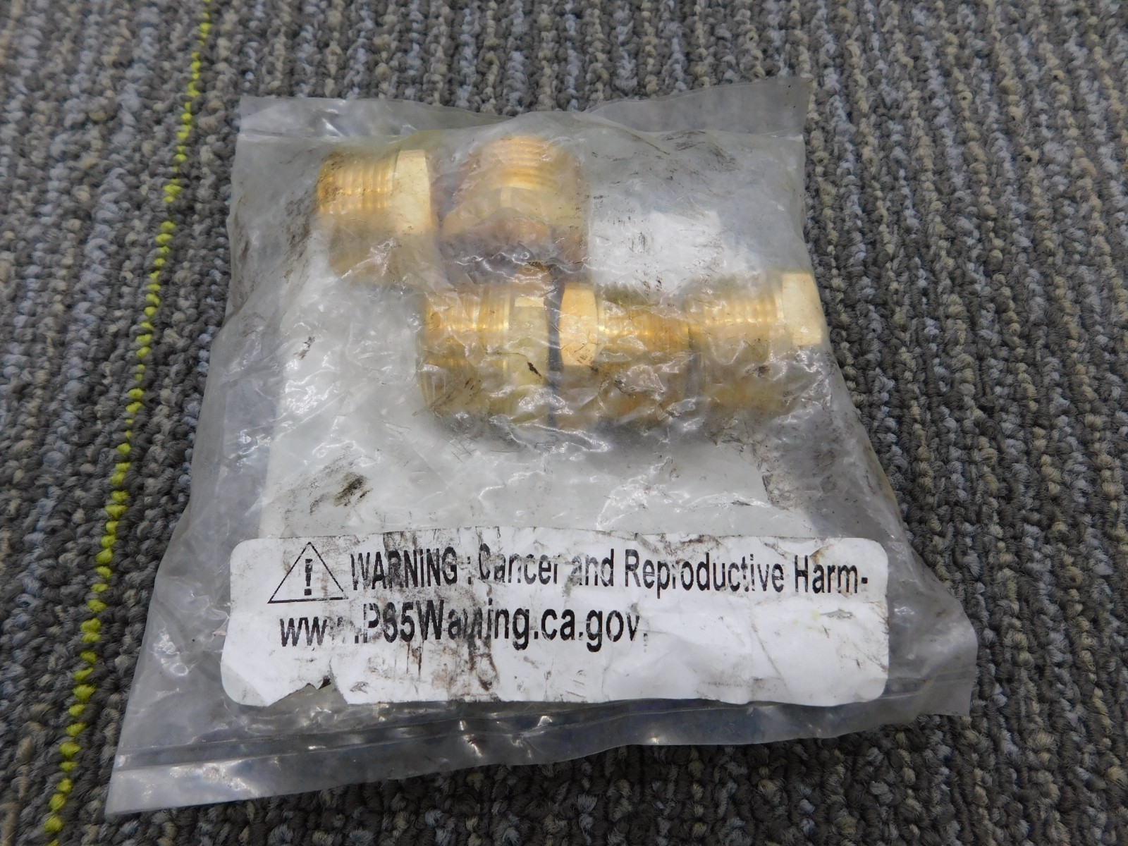 5 Packs – 82257 Lawson Hex Head Plug Brass 3/4-14 Male NPT