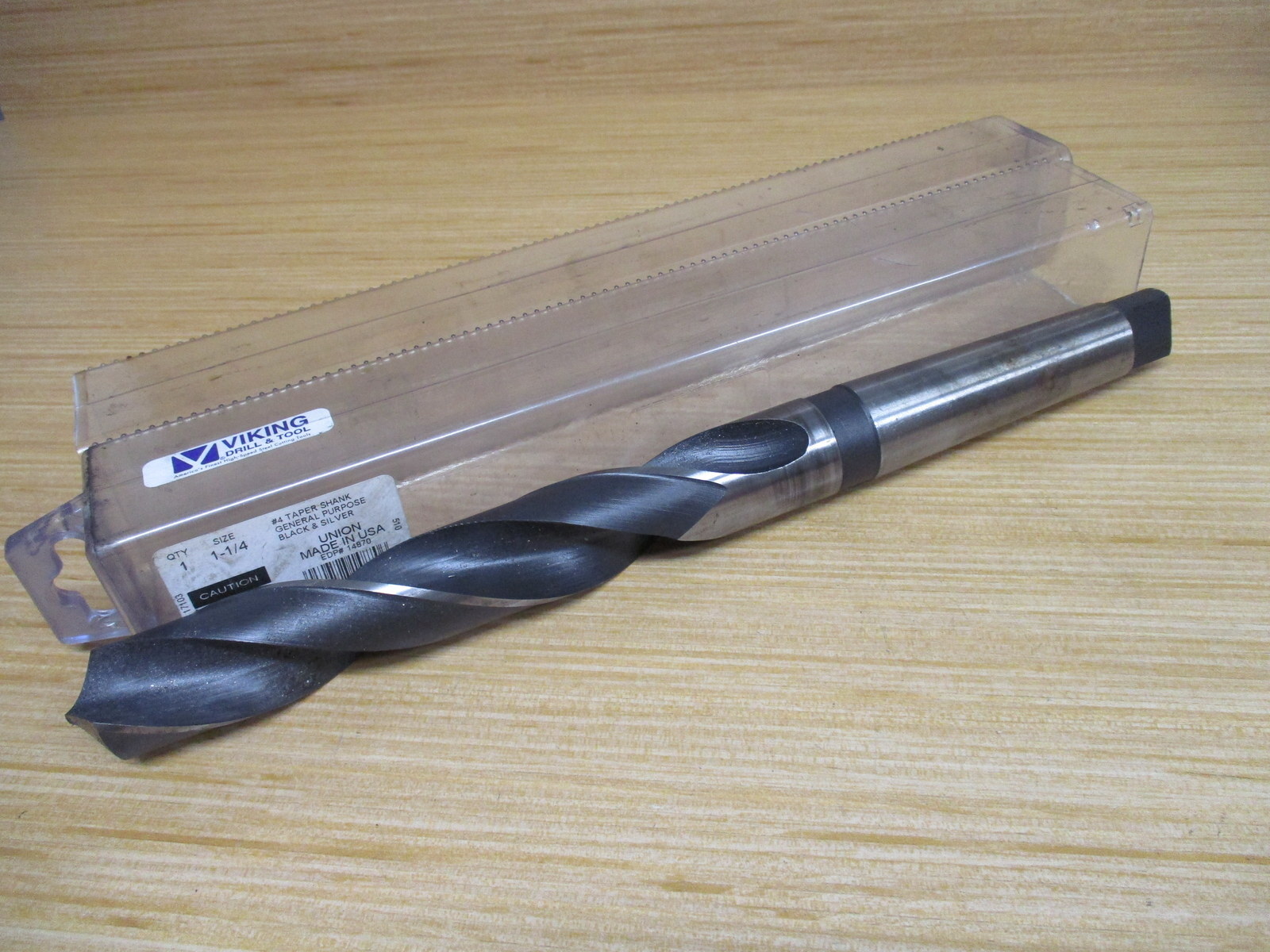 Viking Drill & Tool 14870 Taper Shank Drill Bit 1-1/4″