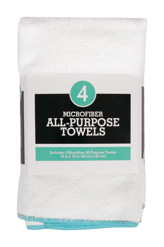 Ritz 90122 Microfiber White All-Purpose Kitchen Towel (Pack of 6)