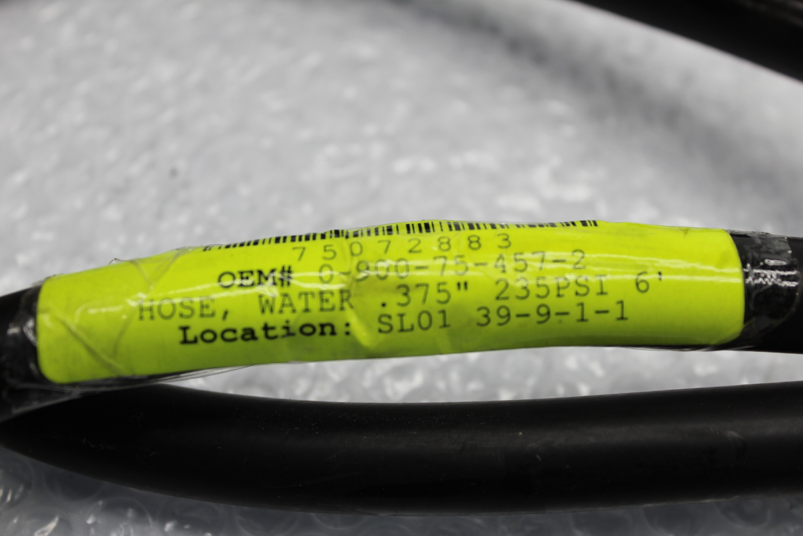 INDUTRIAL SPARE 0-900-75-457-2 WATER HOSE NSNP