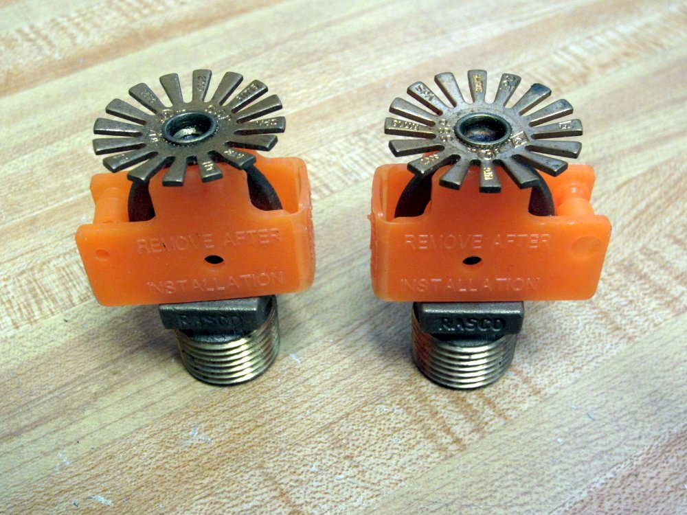 Rasco SSP Upright Sprinkler Head Pendent W/Guard F1
