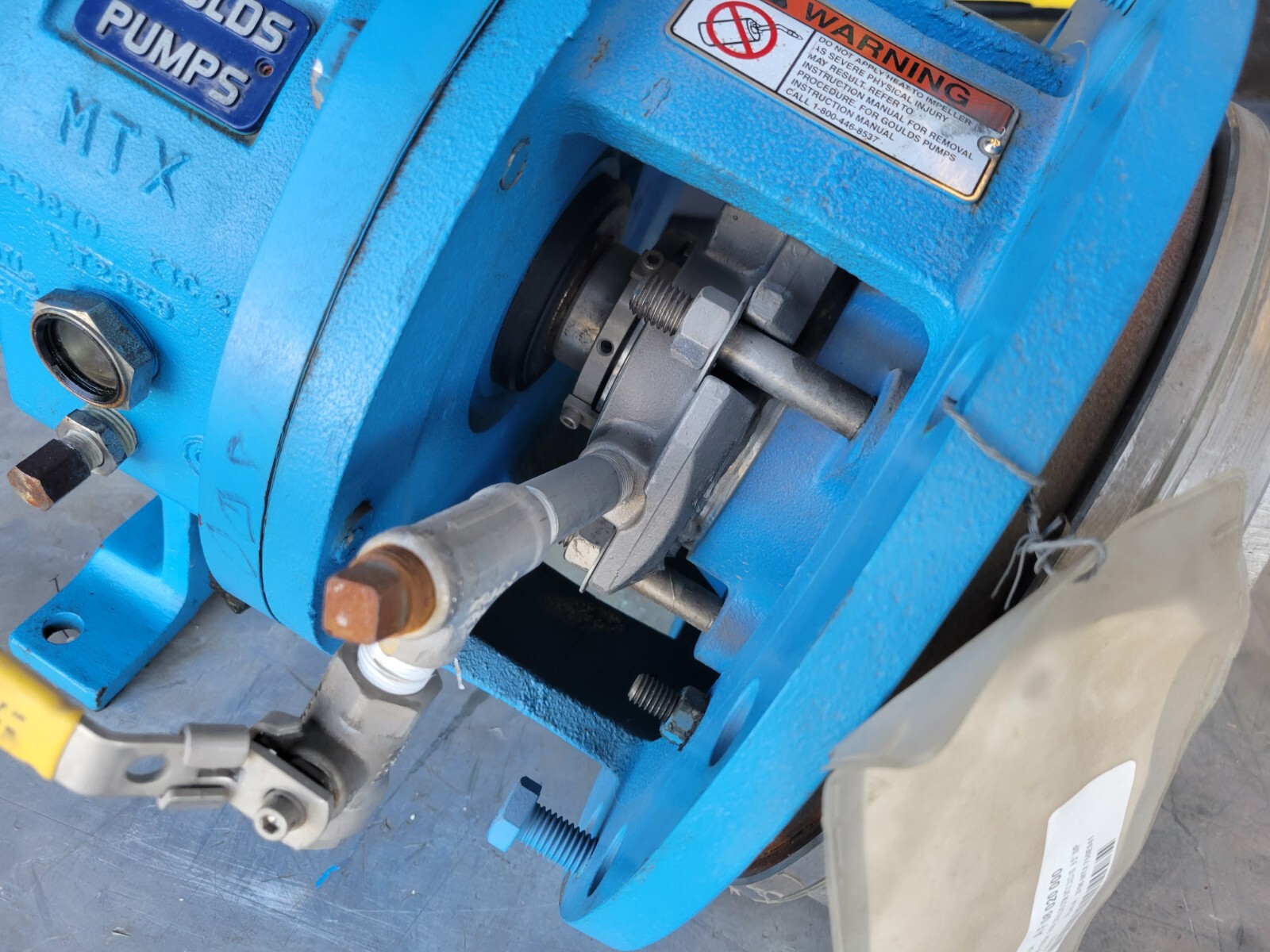 NEW OLD STOCK! GOULDS PUMPS 3X3-10 PUMP 3196MTX 3796