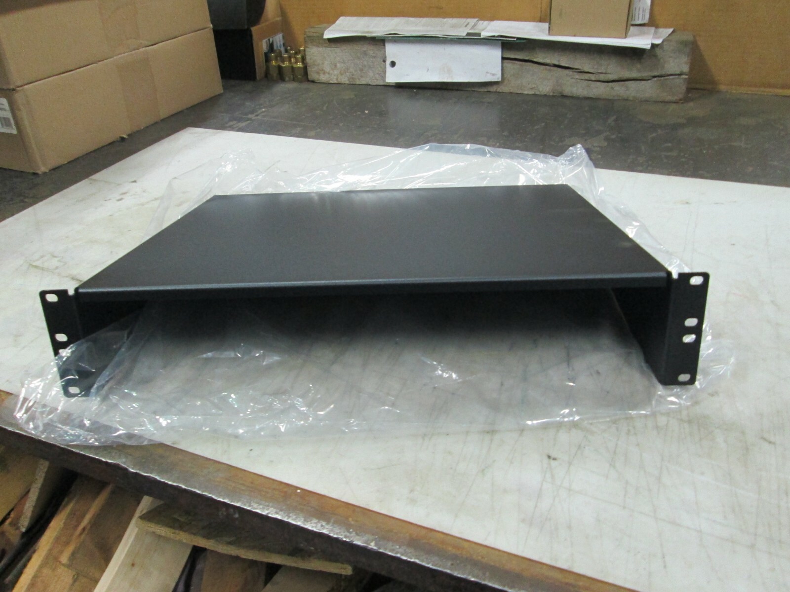 Kendall Howard 2U 14 Inch Component Shelf 17″x14″ Box of 2 (NIB)