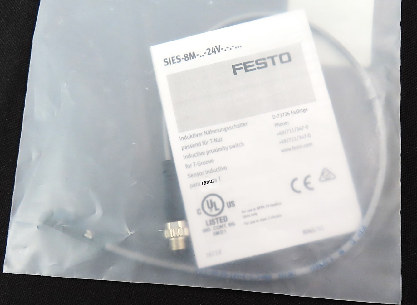 Festo SIES-8M-PS-24V-K-0.3-M8D 551387 Proximity switch NEW NO BOX