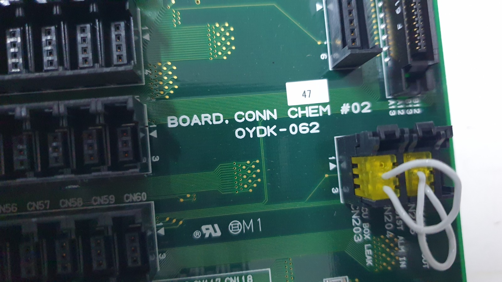 TEL Tokyo Electron BOARD CONN CHEM #02 OYDK-062 + BOARD IO CHEM #02 OYDK-101