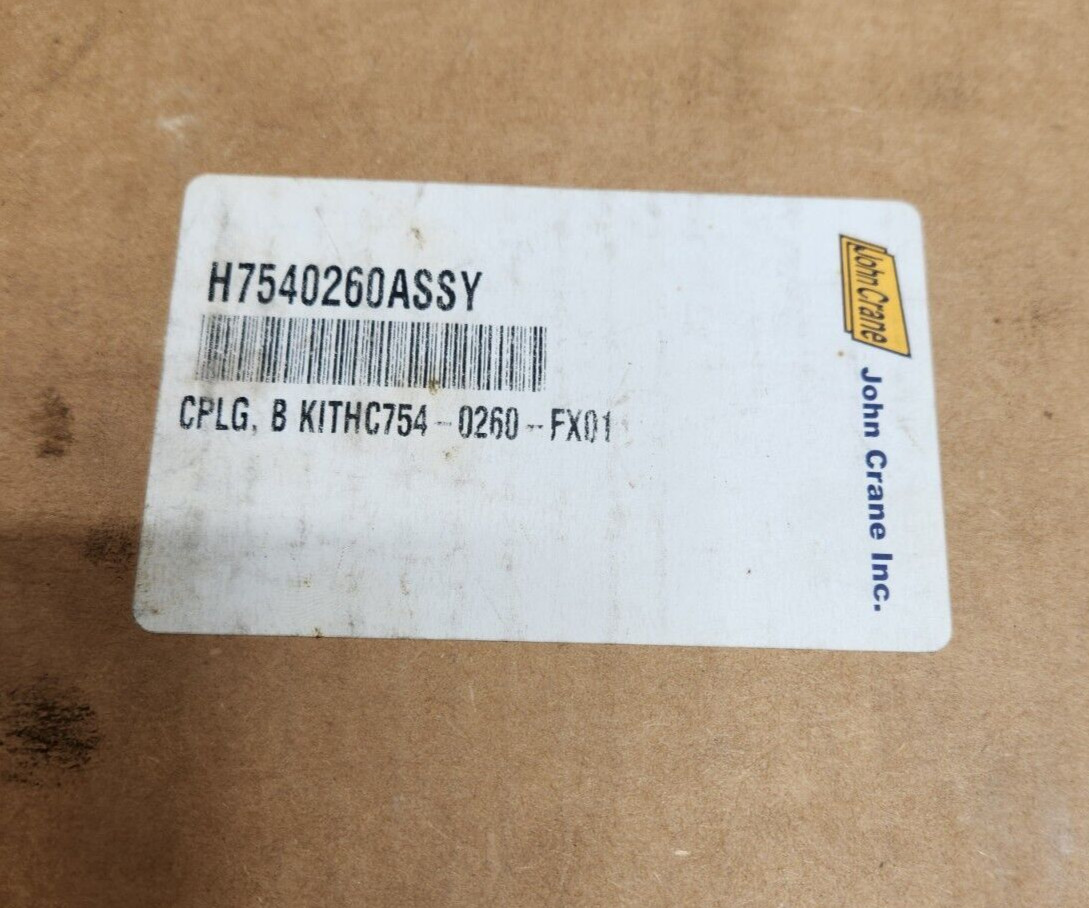 NEW OLD STOCK! JOHN CRANE B KITHC754-0260-FX01 COUPLING HC754-0260