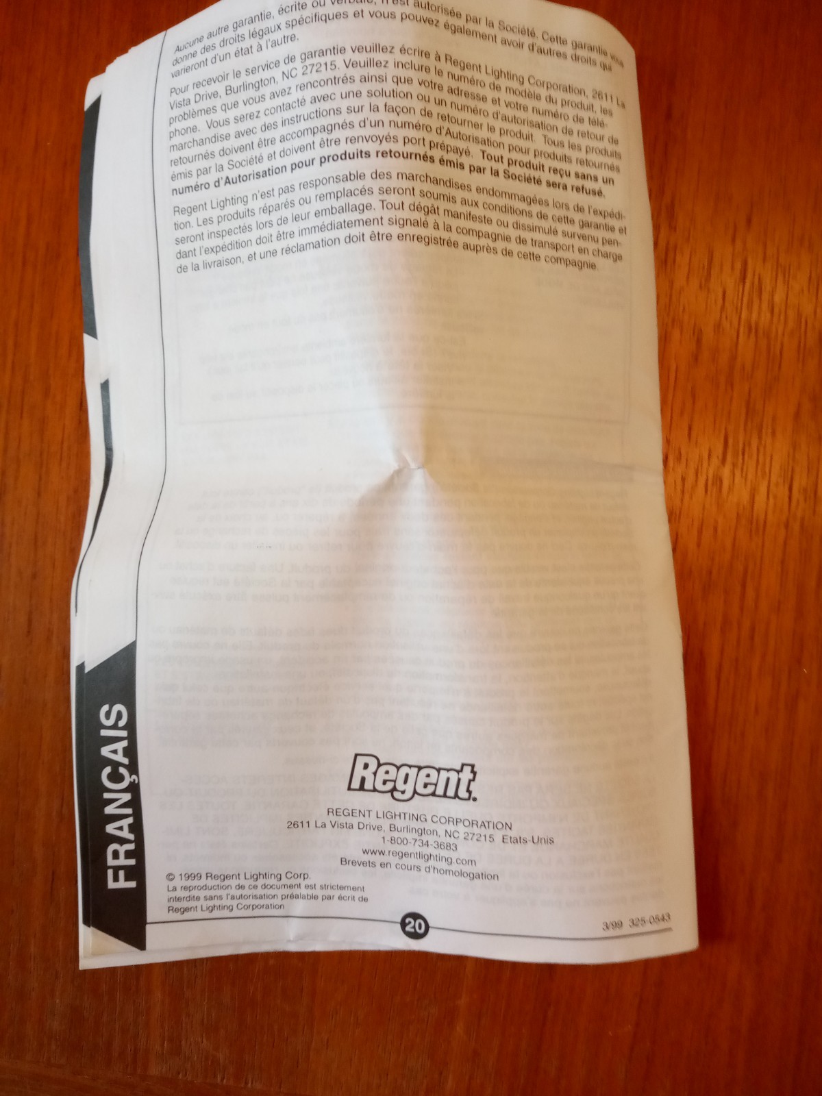 Regent Motion Sensor Instruction Manual For MS240, CMS240,MS240W,CMS240W