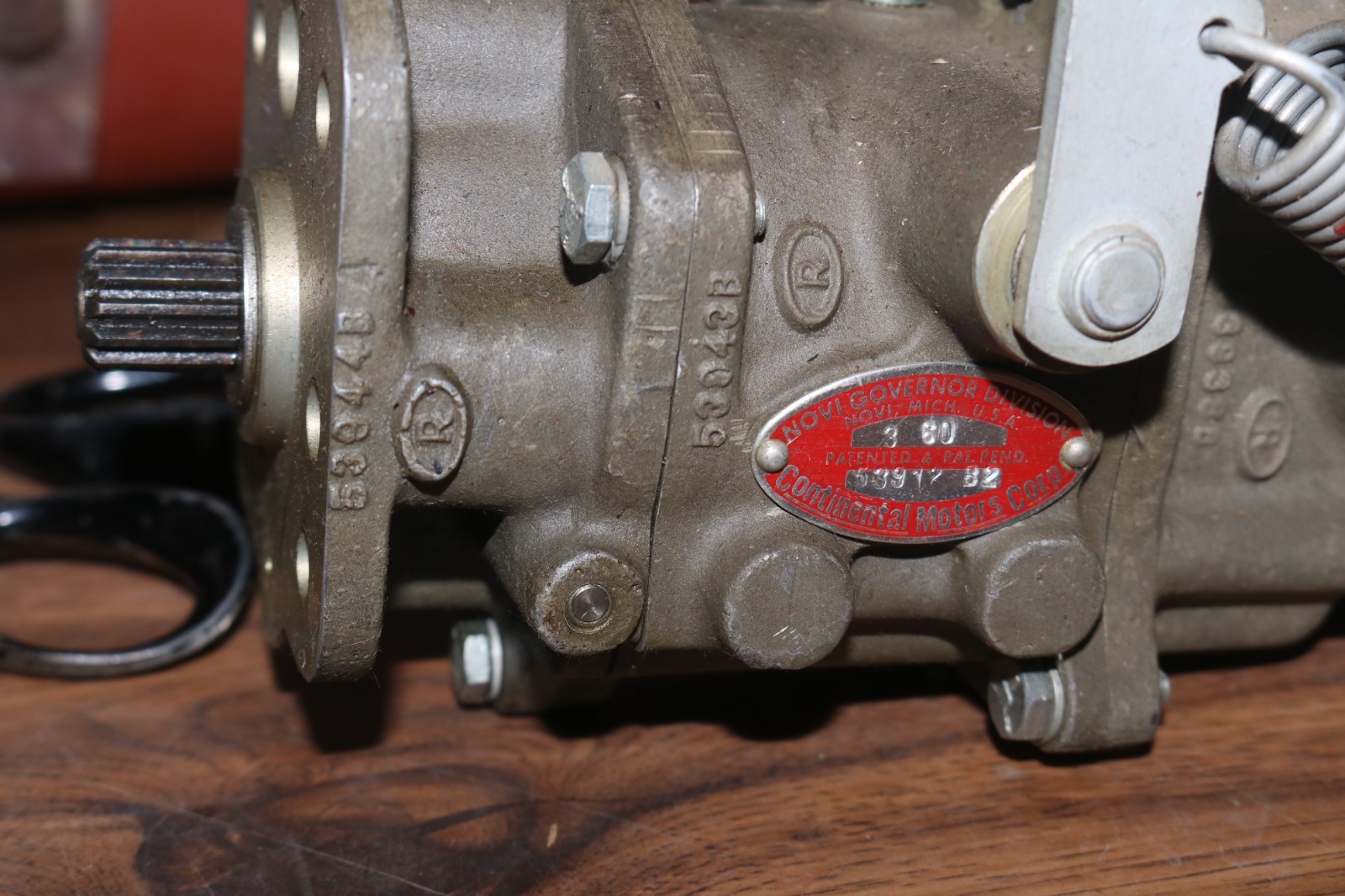 NOS Continental Packette PC30-2 engine governor 53912B2 2990-00-328-7296