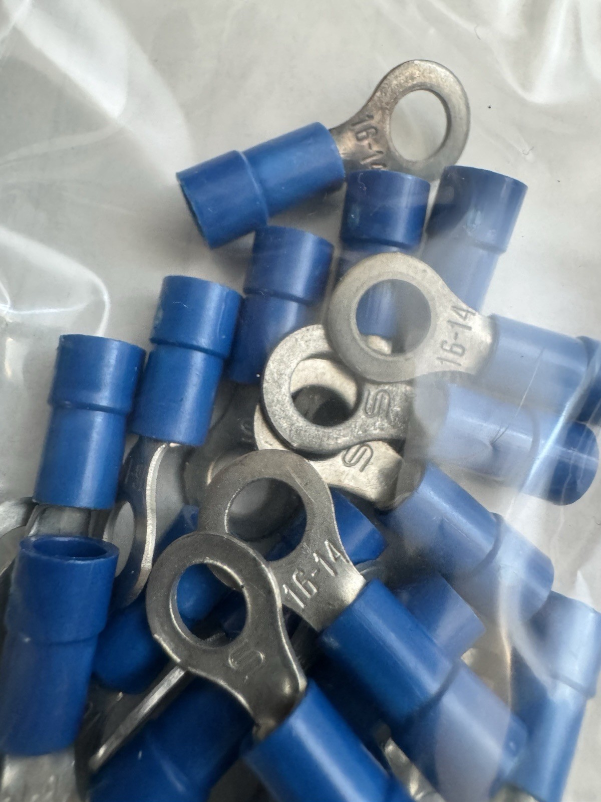 Red, Blue, Yellow Fork Terminal Vinyl Connector & Ring Terminal More Than 400New