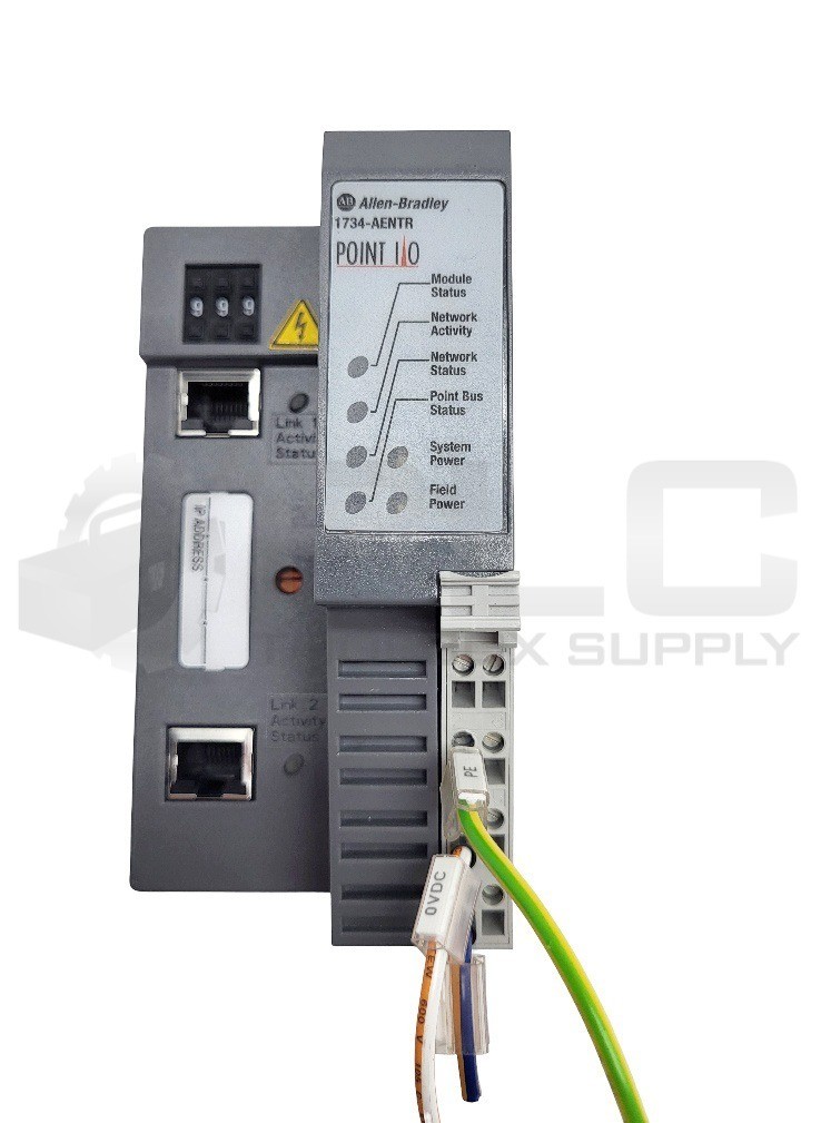 ALLEN BRADLEY 1734-AENTR /C POINT I/O ETHERNET COMMUNICATION MODULE 10-28.8VDC
