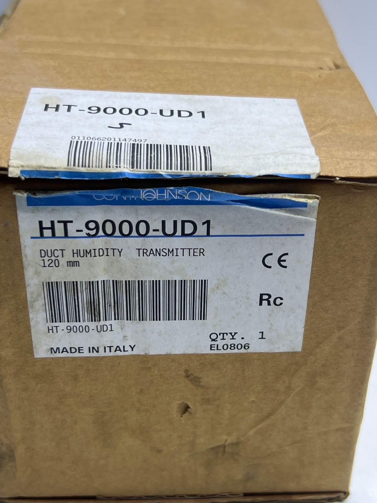 JOHNSON CONTROLS HT-9000-UD1 Humidity Transducer