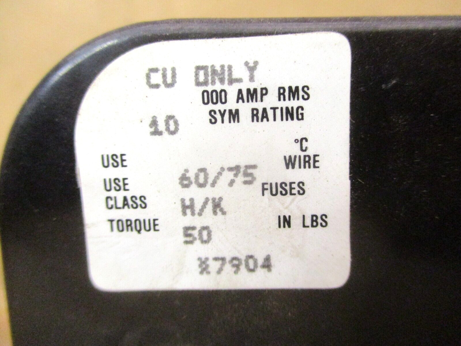 Gould Shawmut 61006 Fuseholder 600V 100A 49976HM