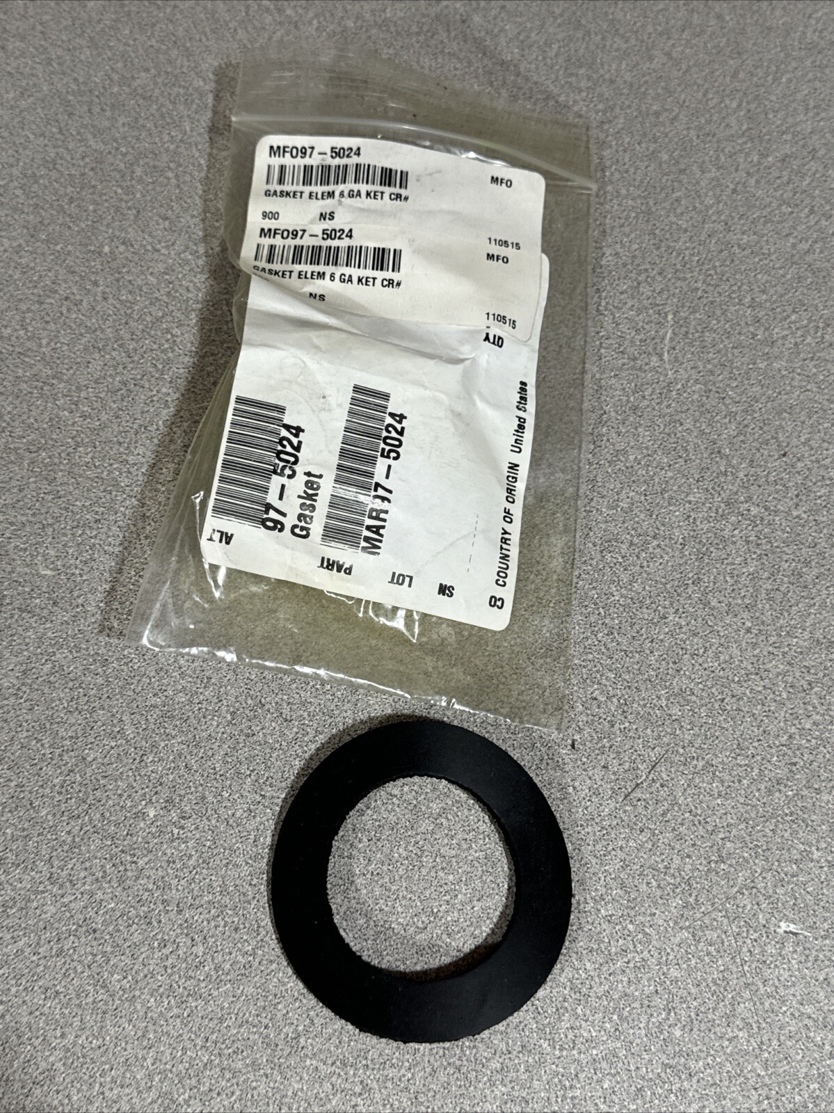 Market Forge – 97-5024 Gasket, Heating Element, 6 Gallon Kettle, 8-3146