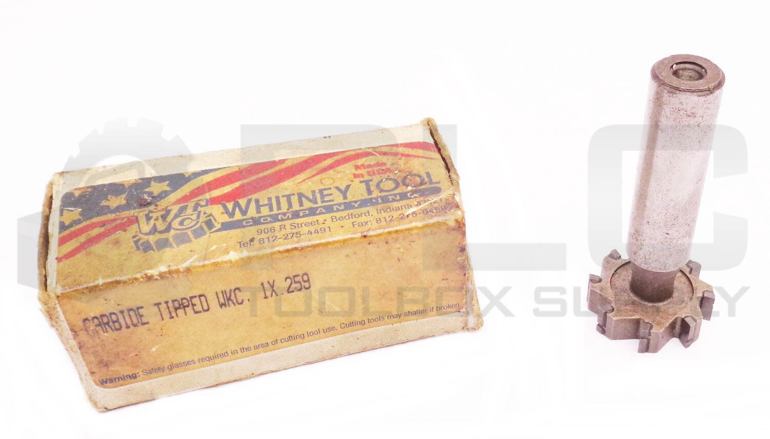 NEW WHITNEY TOOL 1X.259 CARBIDE TIPPED RADIUS MILLING CUTTER *READ*