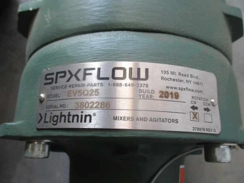 SPXFLOW LIGHTNIN MIXER EV5Q25 230/460V 1.3/.65A NSNP