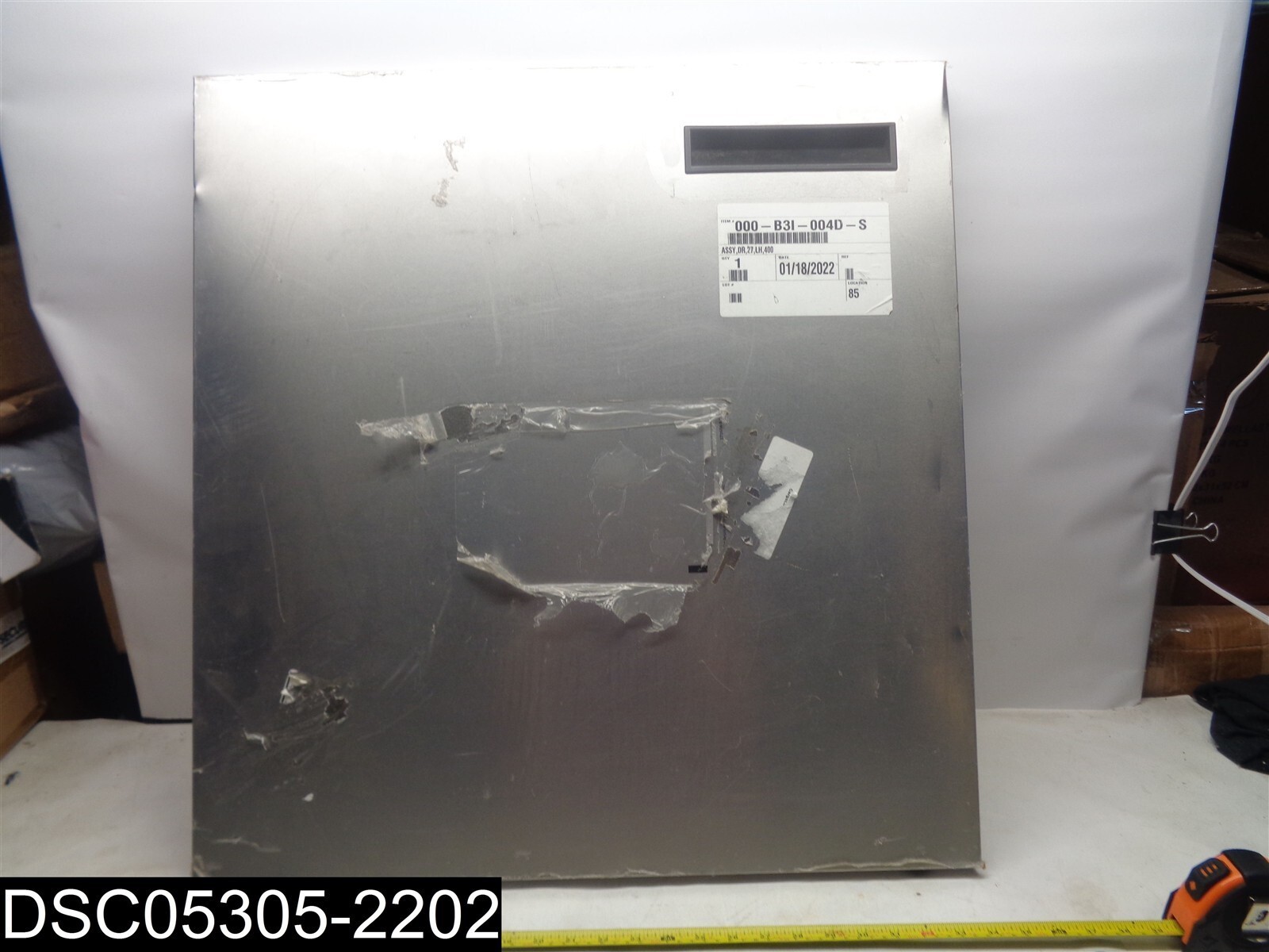 Dented: 000-B31-004D-S Delfield Door Assembly 26-1/2″ x 28″