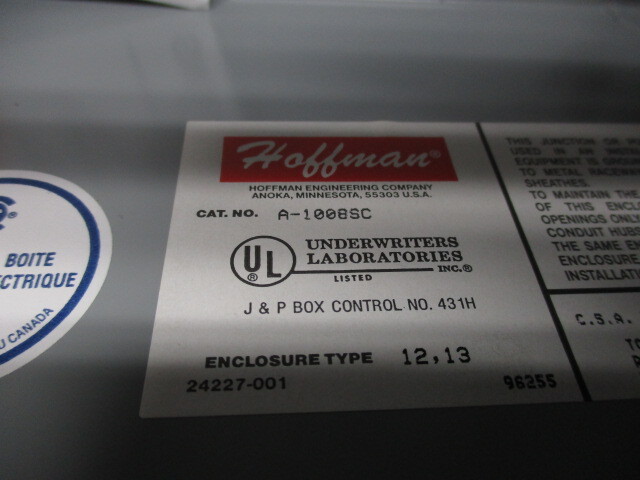HOFFMAN A-1008SC NSNP