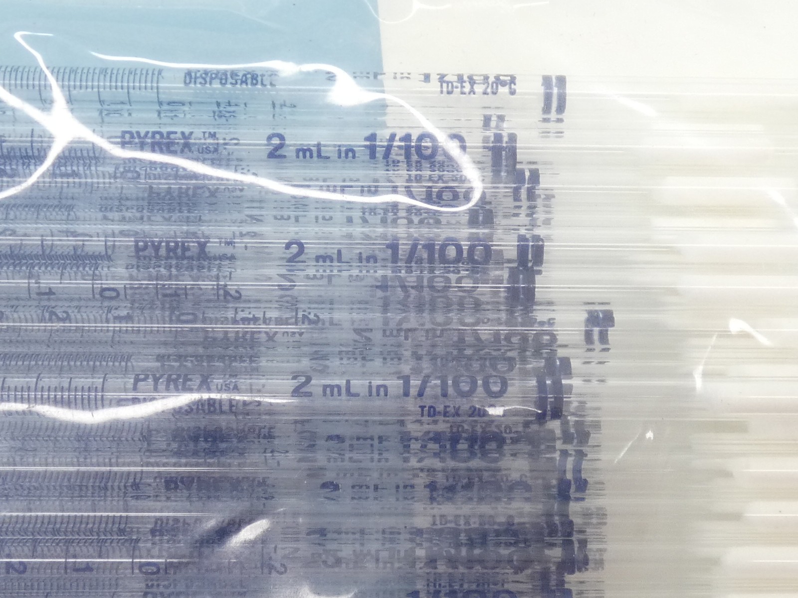 *Lot of 50* Corning Pyrex Glass Disposable Serological Pipets 2mL in 1/100 – …