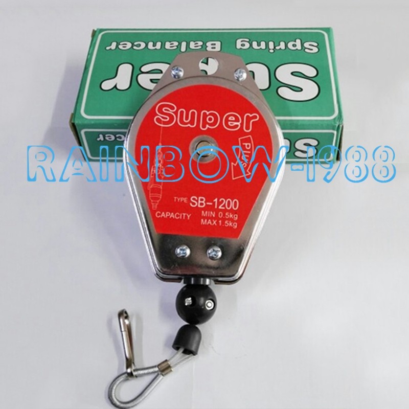 SB-1200 Lifting range 0.6-1.5KG for steel wire rope tension spring balancer 1.3M